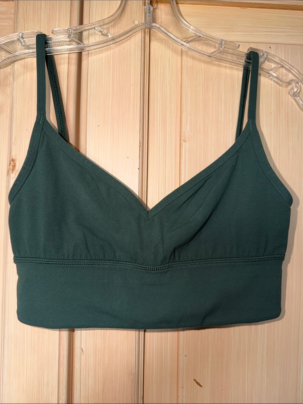 lululemon athletica Deep Green V-Neck Bralette